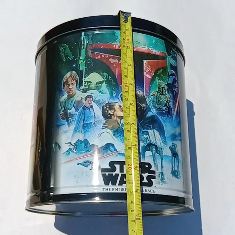 Large Posted Tin Can